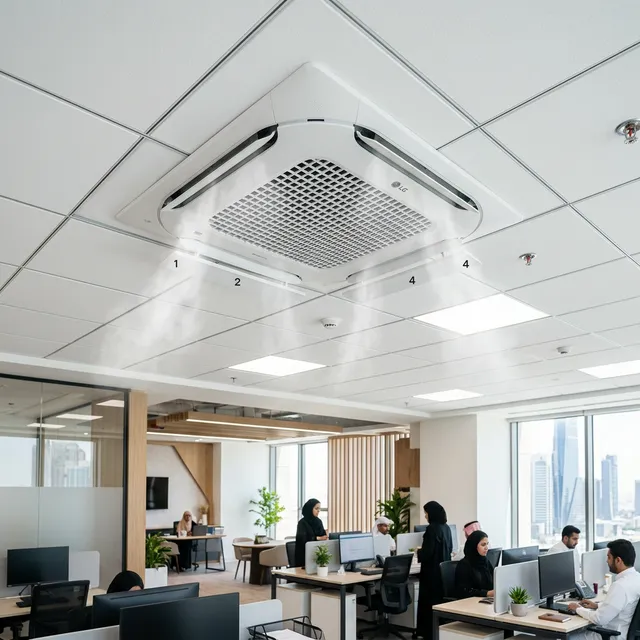 مكيف كاسيت سقفي