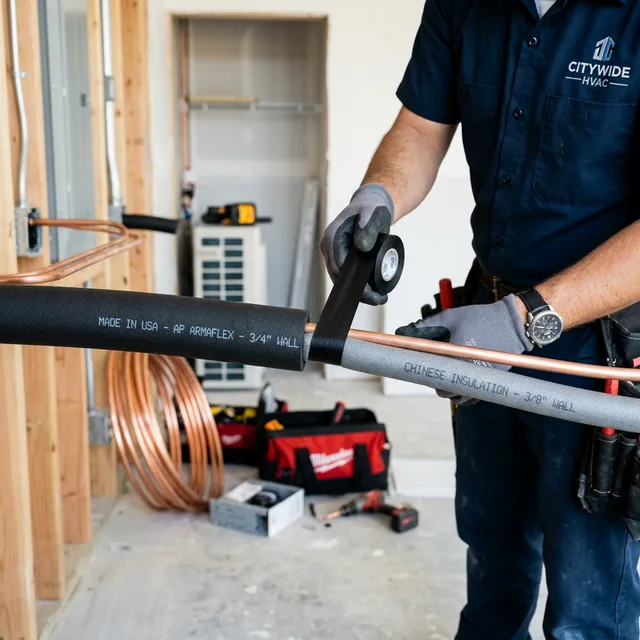 عزل مواسير نحاس المكيف