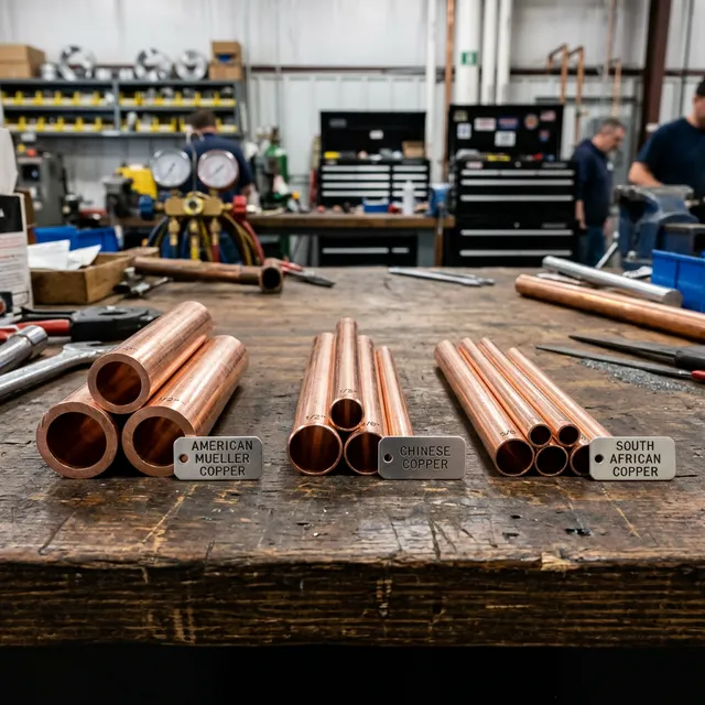 الفرق بين النحاس الامريكي والجنوب افريقي