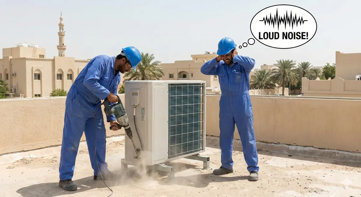 مكيف الرياض مكيفك الجديد يزعجك؟ تشخيص الصوت المزعج للمكيف وطرق معالجته