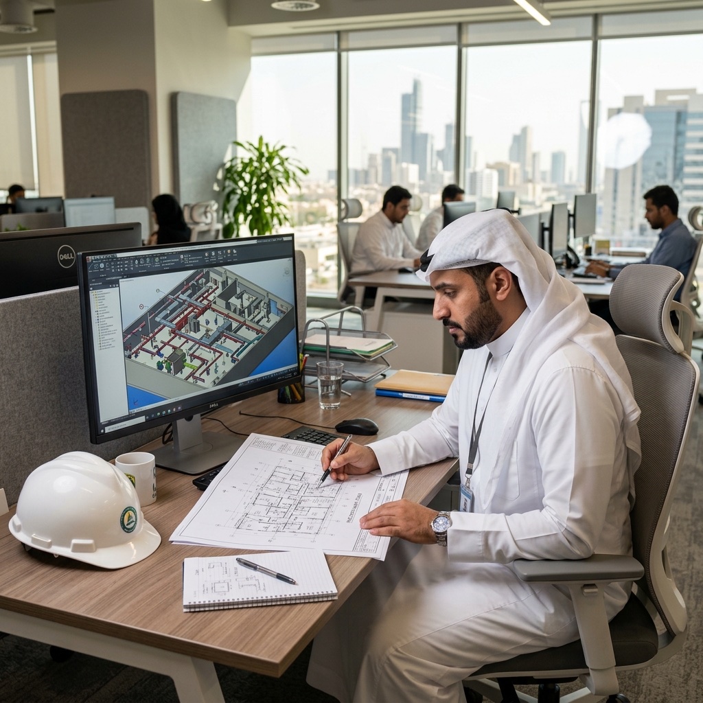 إدارة الدراسات والتصاميم الهندسية لمشاريع التكييف